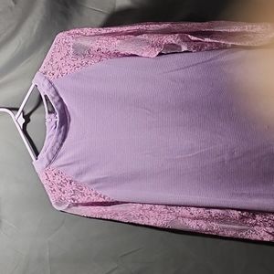 Womens L Miholl Purple Liliac Shirt